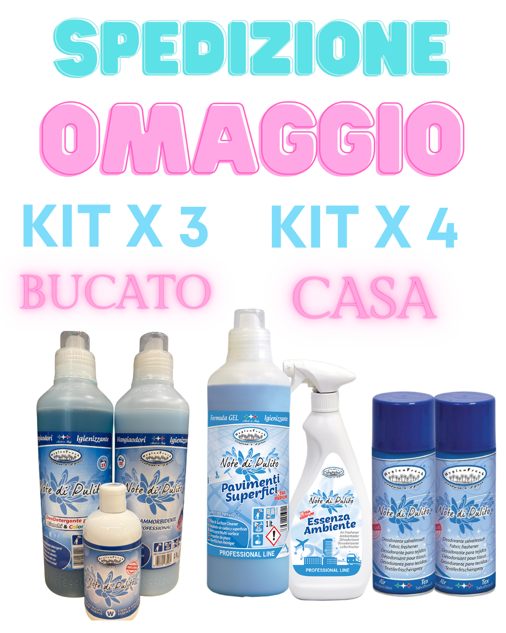 KIT X3 BUCATO + KIT X4 CASA