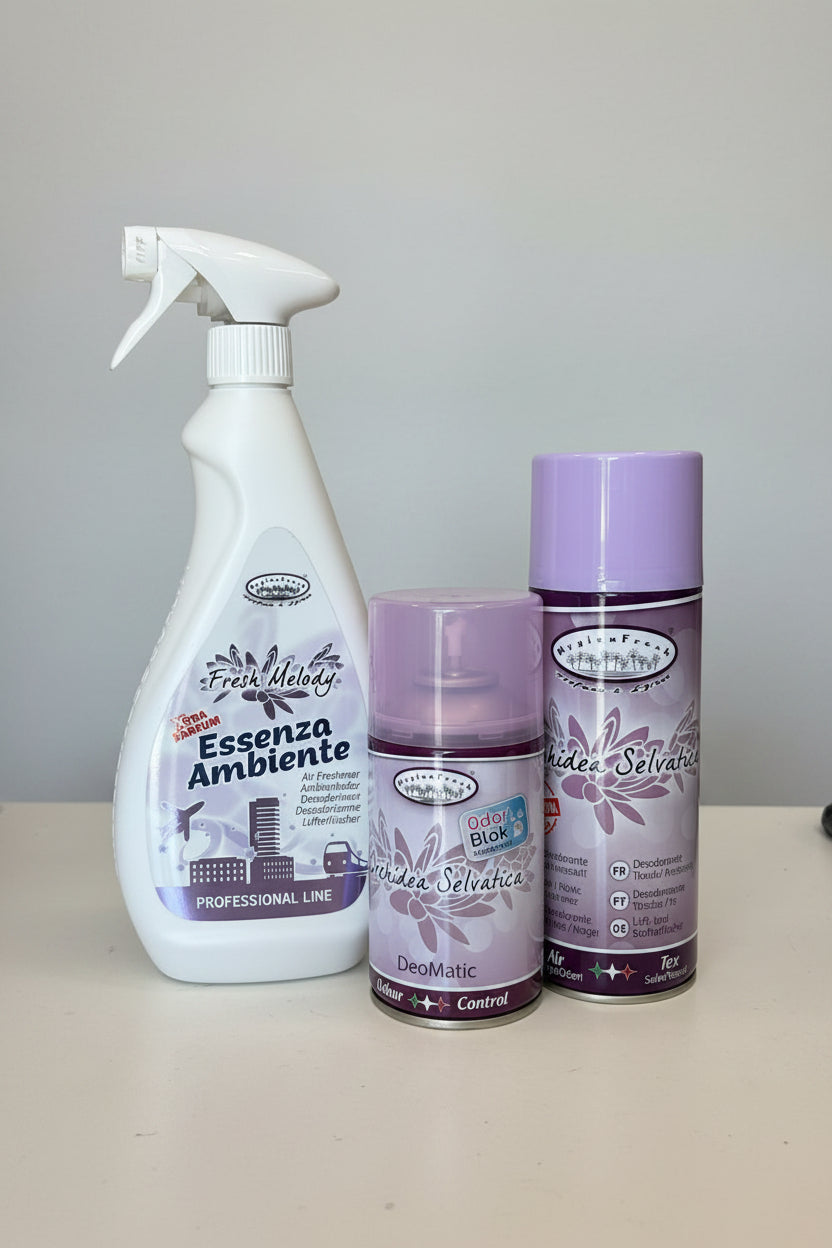 KIT: ESSENZA AMBIENTE+SPRAY PER DIFFUSORE+SPRAY 400ML