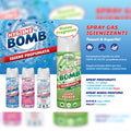 BOMB SPRAY IGIENIZZANTE 400 ML - 80% ALCOL - VARIE FRAGRANZE